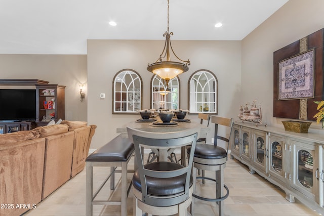 10650 E Palladium Dr, Mesa, AZ 85212 - dining area featuring recessed lighting and light wood-type flooring