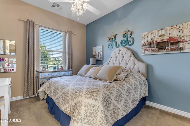 10650 E Palladium Dr, Mesa, AZ 85212 - bedroom with carpet flooring and a ceiling fan