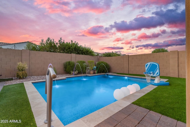 10650 E Palladium Dr, Mesa, AZ 85212 - view of pool with a fenced backyard