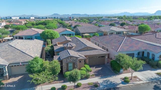 10650 E Palladium Dr, Mesa, AZ 85212 - aerial view of residential area with a mountainous background