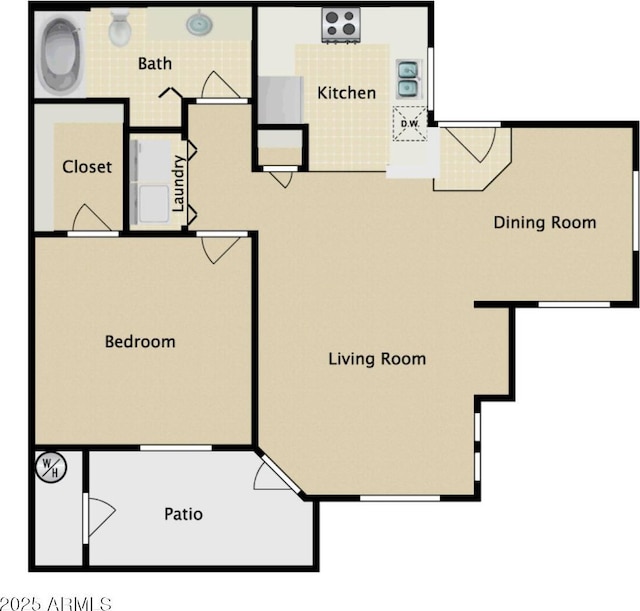 1941 S Pierpont Dr Unit 1099, Mesa, AZ 85206 - room layout