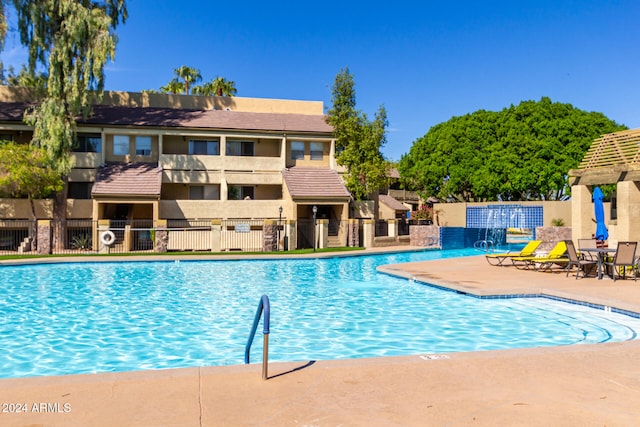 view of pool