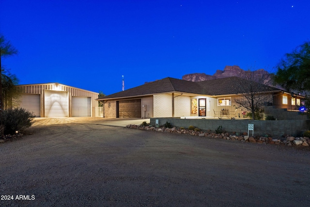 5130 E Superstition Blvd, Apache Junction, AZ 85119 - single story home with brick siding, a garage, and roof with shingles