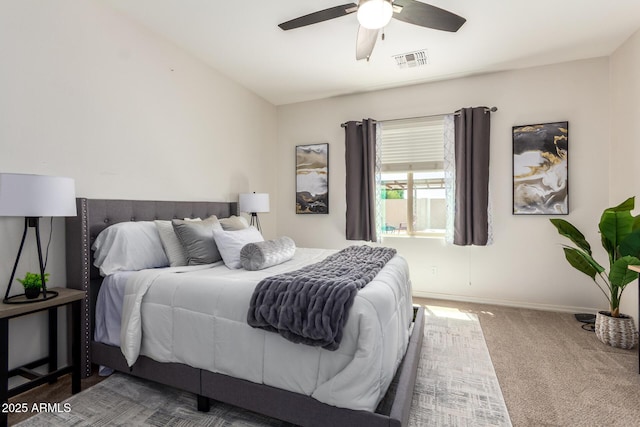 7324 S 254th Dr, Buckeye, AZ 85326 - carpeted bedroom featuring baseboards and a ceiling fan