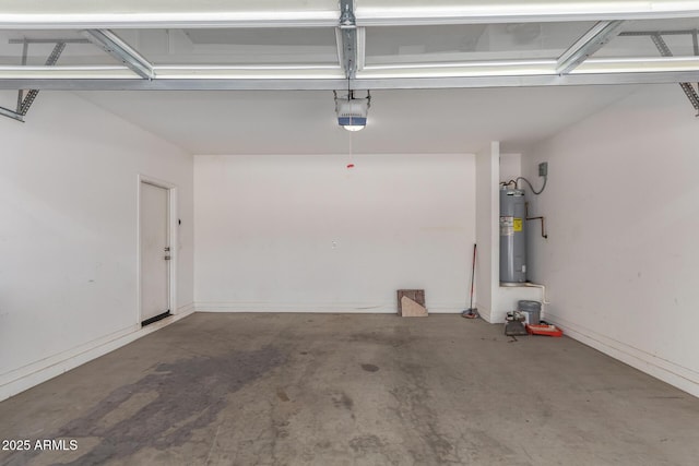 7324 S 254th Dr, Buckeye, AZ 85326 - garage with a garage door opener and water heater