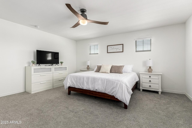10956 E Thunderbolt Ave, Mesa, AZ 85212 - carpeted bedroom featuring a ceiling fan and baseboards
