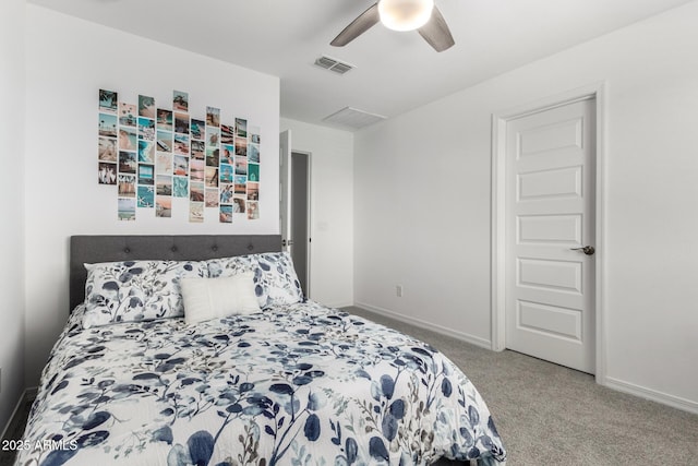 10956 E Thunderbolt Ave, Mesa, AZ 85212 - carpeted bedroom with baseboards and ceiling fan
