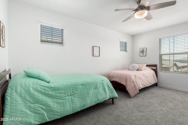 10956 E Thunderbolt Ave, Mesa, AZ 85212 - bedroom featuring a ceiling fan and carpet