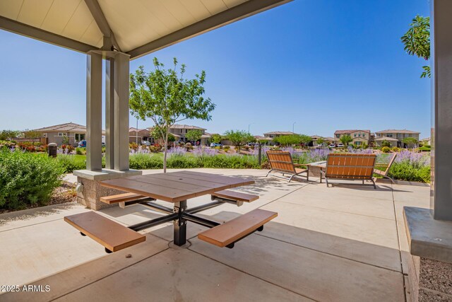 10956 E Thunderbolt Ave, Mesa, AZ 85212 - view of patio / terrace with a residential view