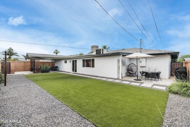 8341 E Hubbell St, Scottsdale, AZ 85257 - back of house with a patio area and stucco siding