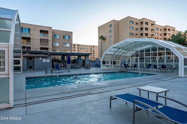 view of pool