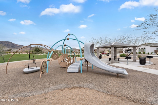 3913 W Mcneil St, Laveen, AZ 85339 - community jungle gym featuring a mountain view