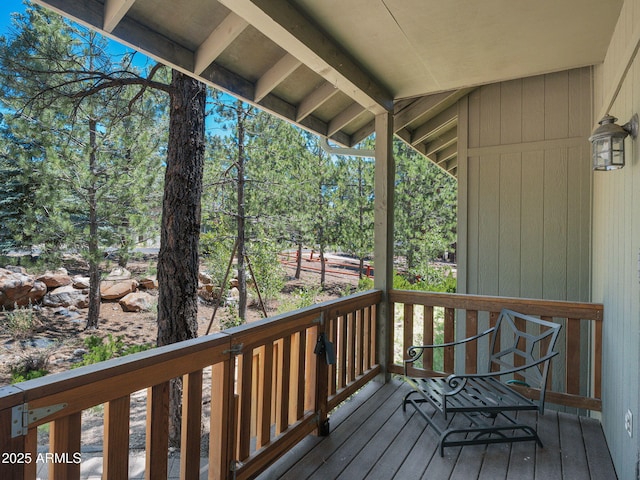 525 E Turkey Trl, Munds Park, AZ 86017 - view of wooden terrace