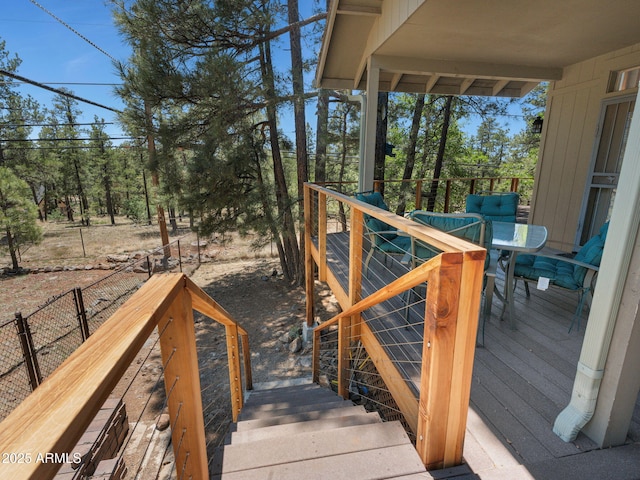 525 E Turkey Trl, Munds Park, AZ 86017 - deck featuring outdoor dining space