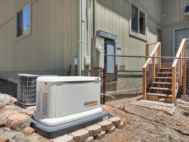 525 E Turkey Trl, Munds Park, AZ 86017 - exterior view of a power unit and a central air condition unit