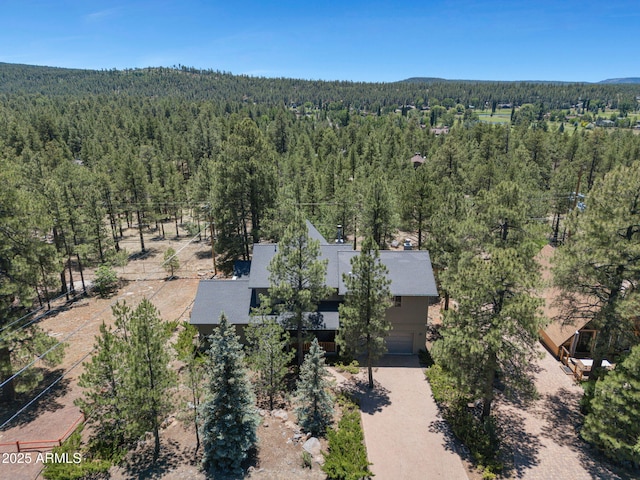 525 E Turkey Trl, Munds Park, AZ 86017 - view of subject property with a heavily wooded area