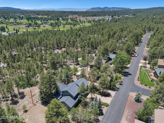 525 E Turkey Trl, Munds Park, AZ 86017 - view of property location featuring a heavily wooded area and a mountain backdrop