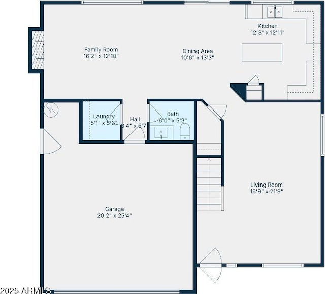 2634 S 63rd Dr, Phoenix, AZ 85043 - view of room layout