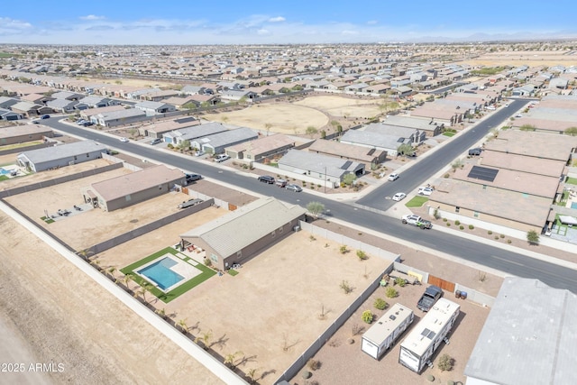 birds eye view of property featuring a residential view