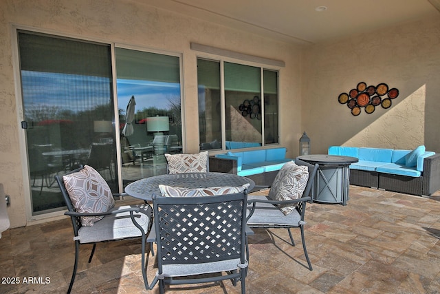 view of patio / terrace featuring outdoor lounge area