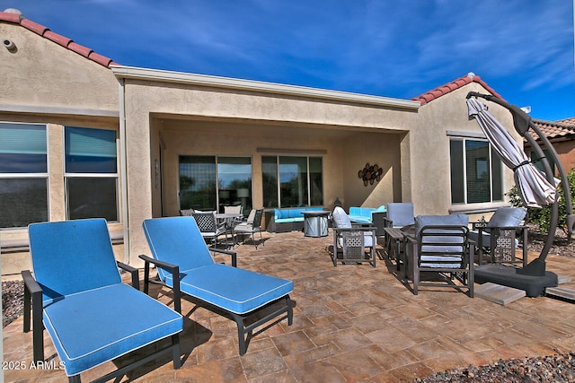 view of patio / terrace featuring outdoor lounge area