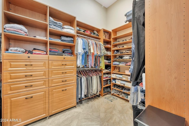 view of spacious closet