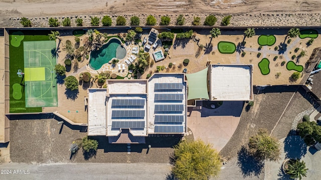 2731 W Desert Ranch Rd, Phoenix, AZ 85086 - bird's eye view of a pool area