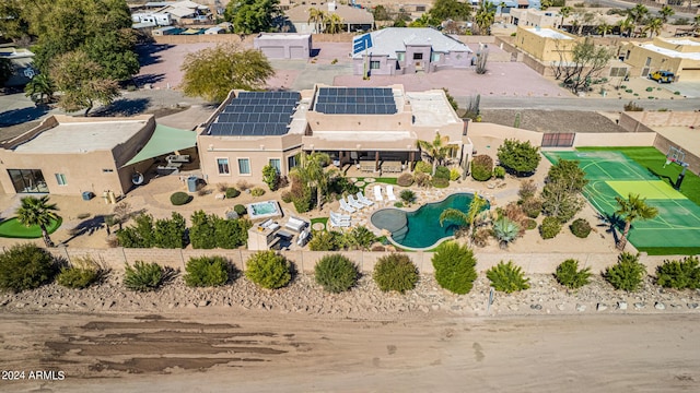 2731 W Desert Ranch Rd, Phoenix, AZ 85086 - aerial view of residential area featuring a pool area