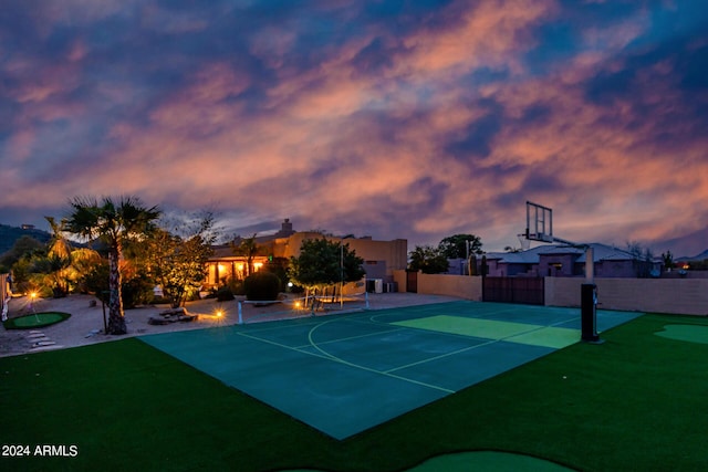 2731 W Desert Ranch Rd, Phoenix, AZ 85086 - view of sport court with basketball hoop