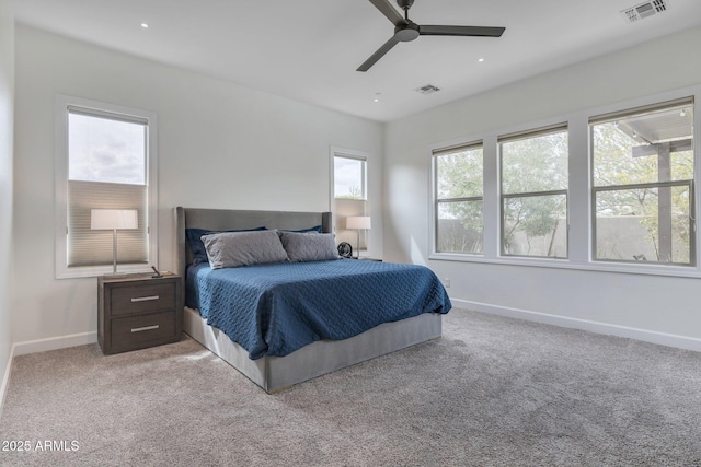 10886 N 137th St, Scottsdale, AZ 85259 - bedroom with light colored carpet, visible vents, and baseboards