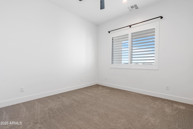 2083 W Lincoln Ct, San Tan Valley, AZ 85144 - carpeted spare room with ceiling fan and baseboards