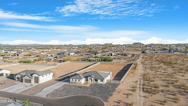 2083 W Lincoln Ct, San Tan Valley, AZ 85144 - aerial view of residential area featuring a mountain backdrop