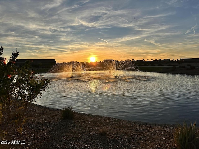 property view of water