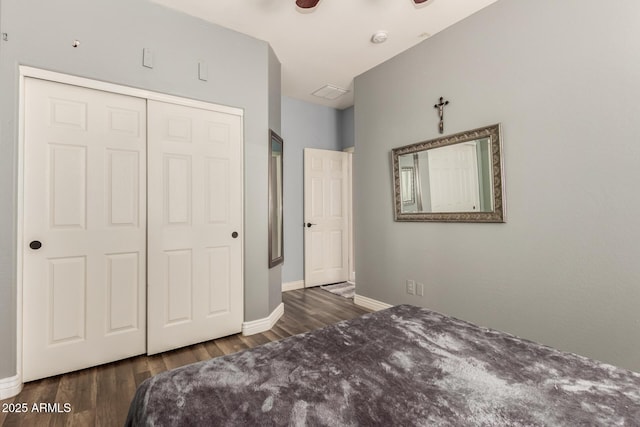 18669 W Vista Norte St, Goodyear, AZ 85338 - bedroom featuring wood finished floors and a closet