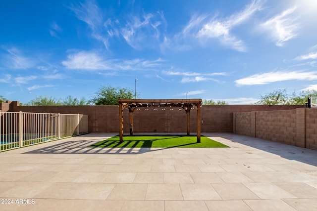 view of patio