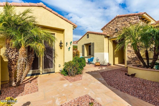 exterior space featuring a patio area