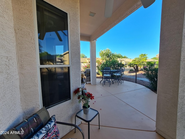 view of patio