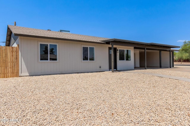 802 E Navajo Ave, Apache Junction, AZ 85119 - view of front of house featuring roof with shingles and a patio