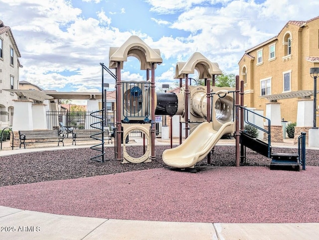 view of communal playground