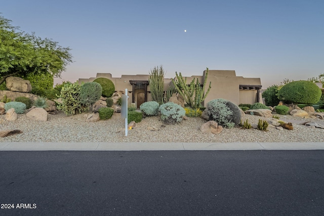 view of pueblo-style house