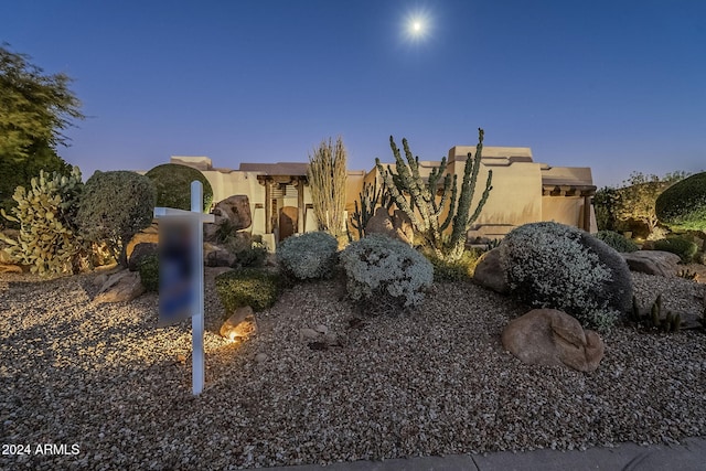 view of pueblo-style house