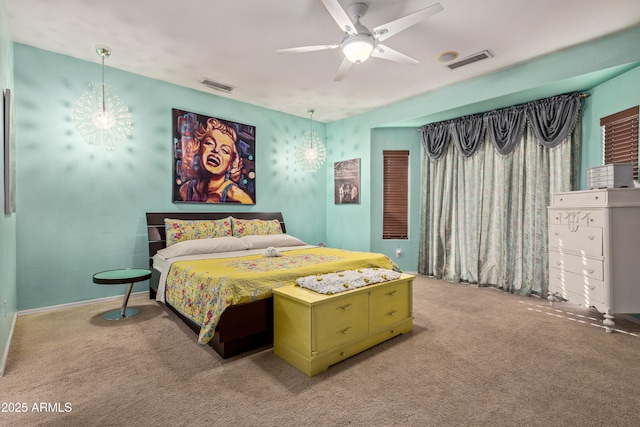 5314 W Bowker St, Laveen, AZ 85339 - bedroom featuring carpet floors and ceiling fan