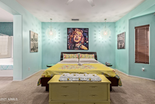 5314 W Bowker St, Laveen, AZ 85339 - bedroom featuring carpet flooring and ceiling fan