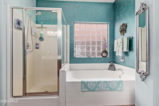 5314 W Bowker St, Laveen, AZ 85339 - full bathroom featuring a stall shower and a garden tub