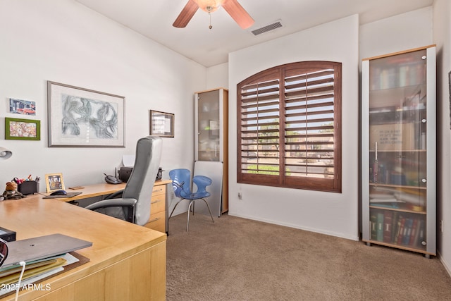 5314 W Bowker St, Laveen, AZ 85339 - carpeted office space featuring a ceiling fan
