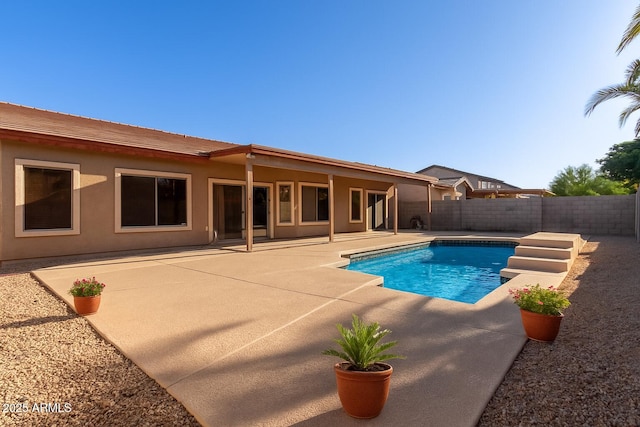 5314 W Bowker St, Laveen, AZ 85339 - view of swimming pool featuring a fenced backyard and a patio