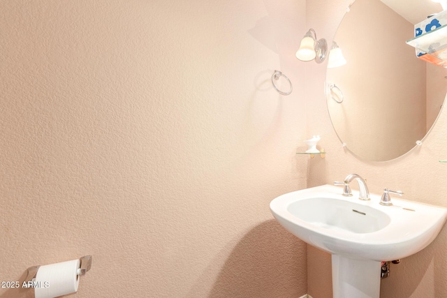 bathroom with a sink