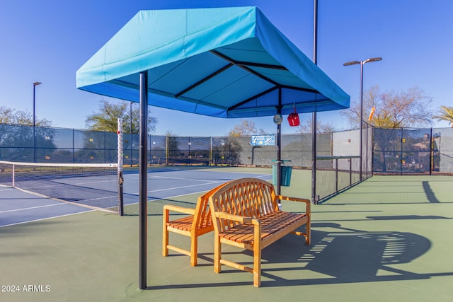 view of sport court with basketball court