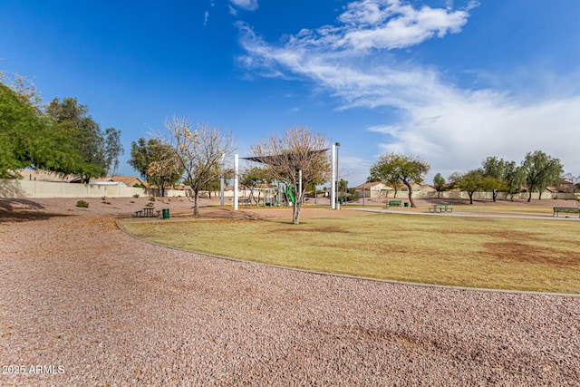 exterior space with a lawn