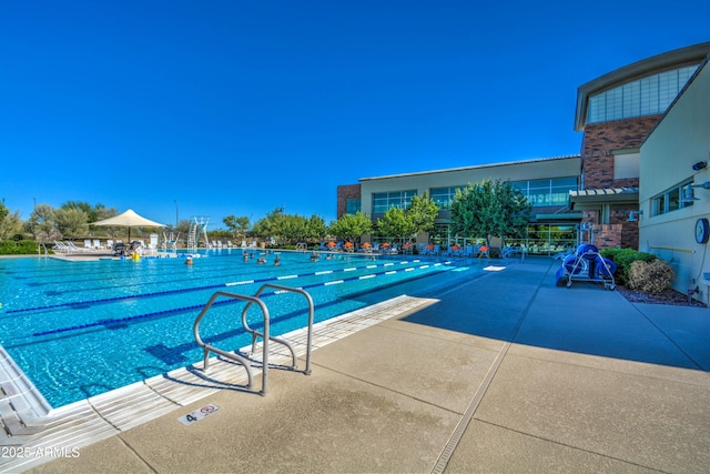 view of pool